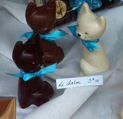 Chocolate cats