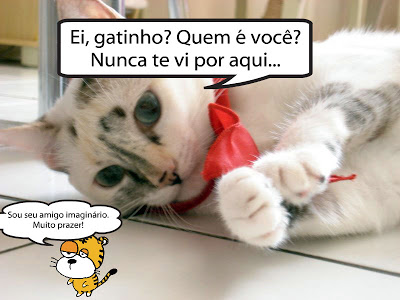 A primeira aparição de Zóing, o amigo imaginário da Gata Lili